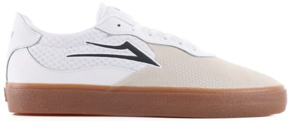 LAKAI ESSEX WHITE/GUM LEATHER