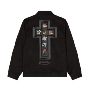 PRIMITIVE MEMORY ZIP JACKET BLACK