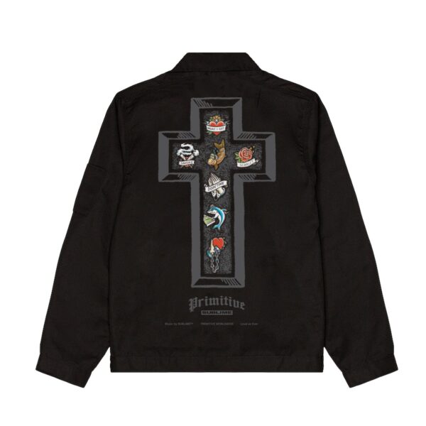 PRIMITIVE MEMORY ZIP JACKET BLACK