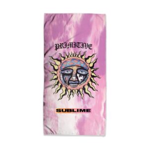 PRIMITIVE ARISE BEACH TOWEL PINK