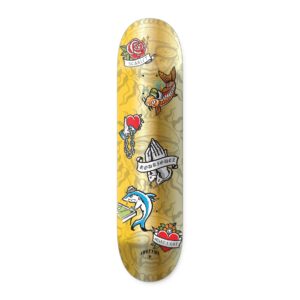 PRIMITIVE BADFISH RODRIGUEZ DECK GOLD