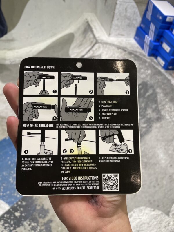 【掛率48%】ACE TRUCK Skate Tool AF1 - 画像 (4)