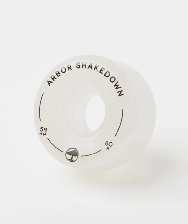 ARBOR SHAKEDOWN 80A GHOST WHITE 58MM SHAKEDOWN WHEEL