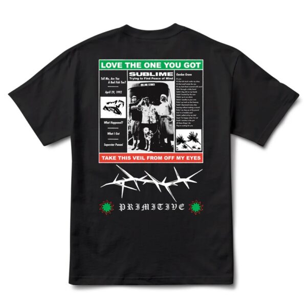 PRIMITIVE ZINE HW TEE BLACK