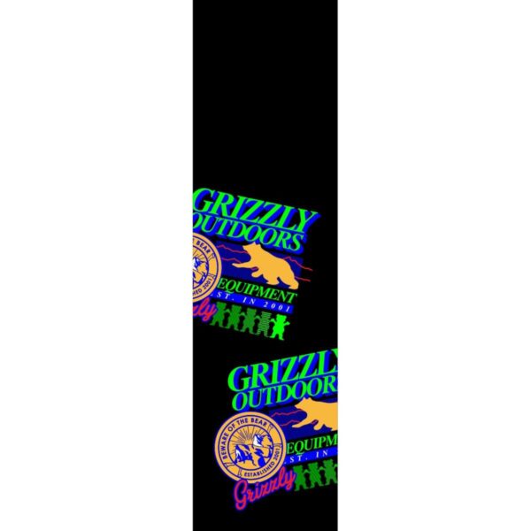GRIZZLY Neon Trail Griptape MULTI