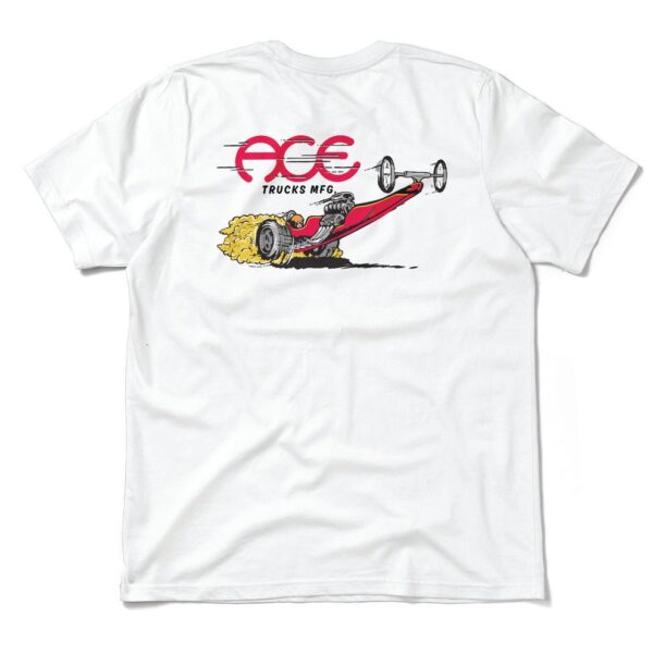 ACE DRAGSTER SS TEE WHITE - 画像 (2)