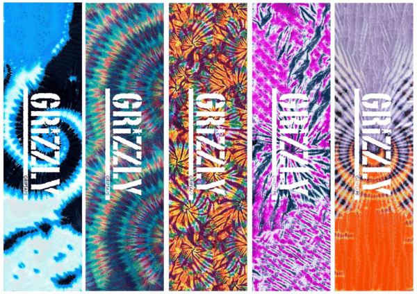 GRIZZLY TIE-DYE STAMP GRIPTAPE ASSORTED
