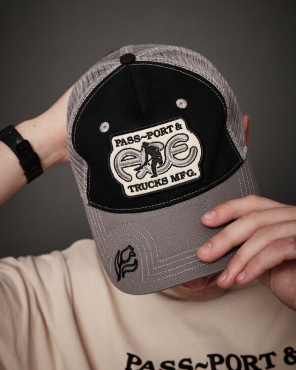 ACE PASSPORT PACKERS TRUCKER CAP BLACK - 画像 (2)