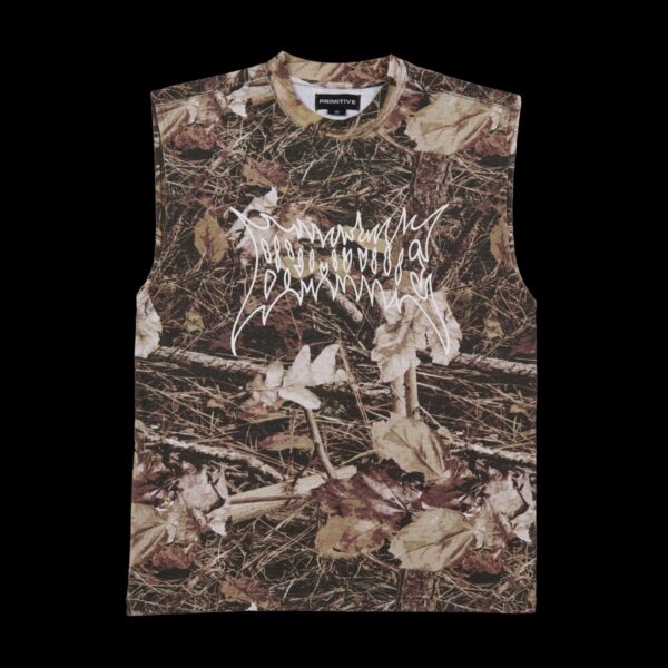 PRIMITIVE THREAT SHAW HW MUSCLE TEE CAMO