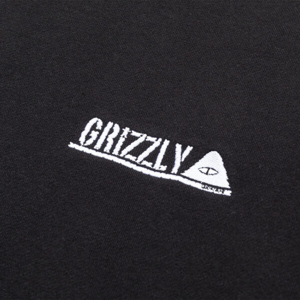 GRIZZIYxPOLER STAMP EMB CREW BLACK - 画像 (4)