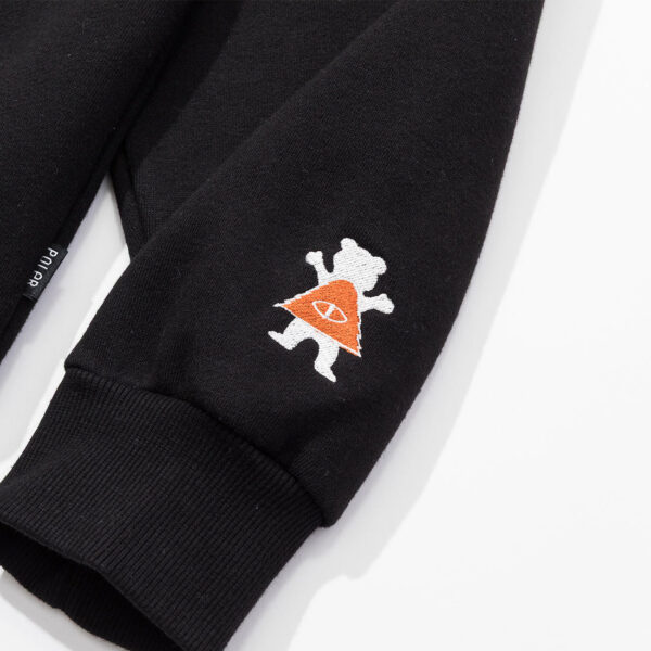 GRIZZIYxPOLER STAMP EMB CREW BLACK - 画像 (3)
