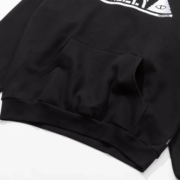 GRIZZIYxPOLER STAMP EMB HOODIE BLACK - 画像 (5)