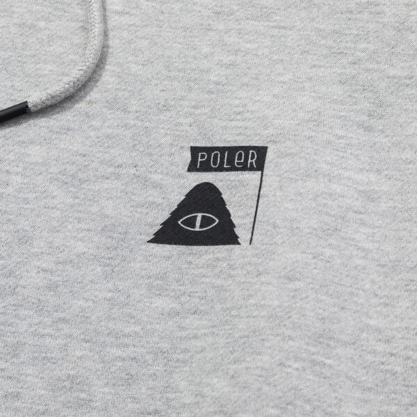 GRIZZIYxPOLER  OUTDOOR HOODIE HEATHER GREY - 画像 (5)