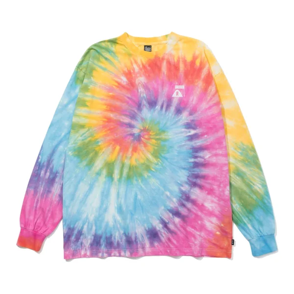 GRIZZIYxPOLER  RELAX FIT L/S TEE TIEDYE