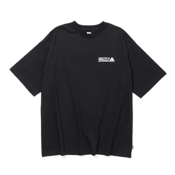 GRIZZIYxPOLER STAMP S/S TEE BLACK