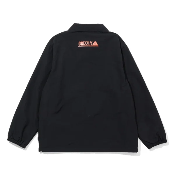 GRIZZIYxPOLER 60/40 STAMP COACH JACKET BLACK - 画像 (2)