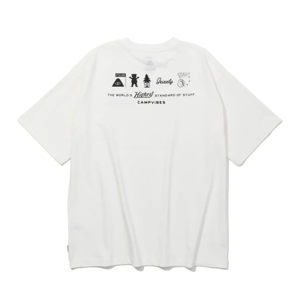 GRIZZIYxPOLER STAMP S/S TEE WHITE - 画像 (2)