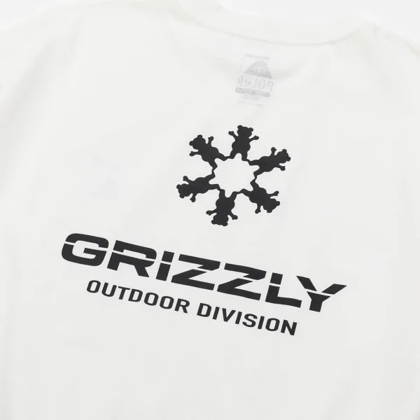 GRIZZIYxPOLER  OUTDOOR S/S TEE WHITE - 画像 (4)