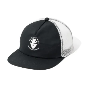 GRIZZIYxPOLER PURVEYOR TRUCKER CAP BLACK/WHITE