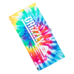 GRIZZIYxPOLER STAMP BEACH TOWEL TIEDYE