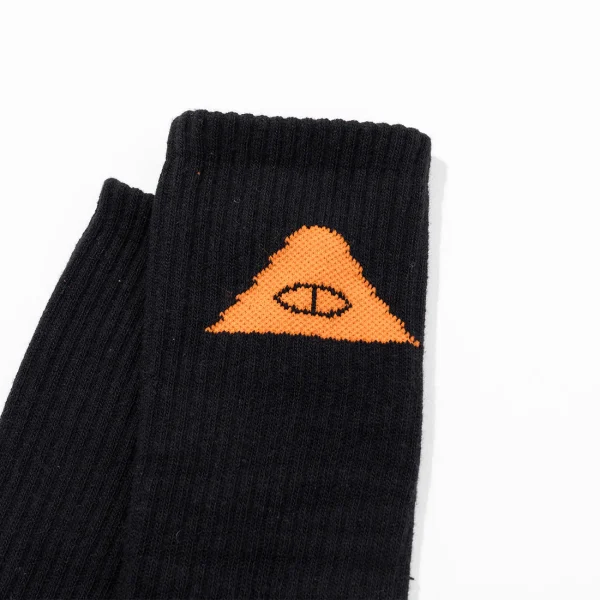 GRIZZIYxPOLER  SKATE SOCKS BLACK/ORANGE - 画像 (3)