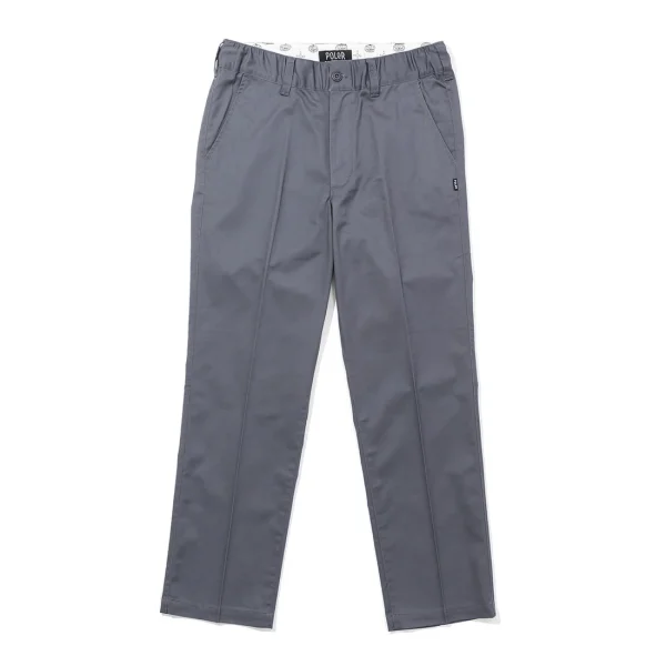 GRIZZIYxPOLER WIDE SKATE PANTS CHARCOAL