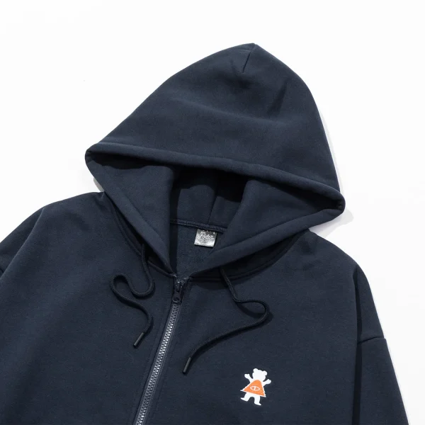 GRIZZIYxPOLER BEAR ZIP HOODIE NAVY - 画像 (6)