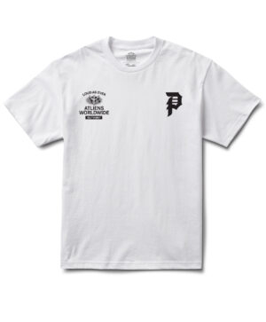 Alternative view of PRIMITIVE GLOW HW TEE WHITE