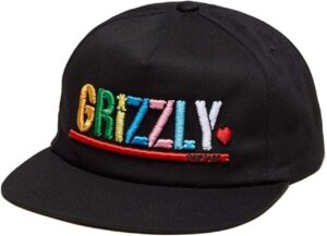 GRIZZLY COLOR BLOCK SNAPBACK BLACK