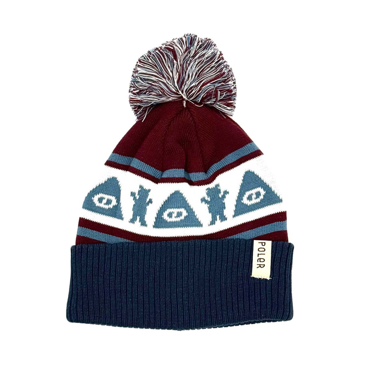 GRIZZIYxPOLER BEAR BEANIE RED