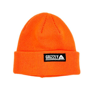 GRIZZIYxPOLER STAMP BEANIE ORANGE