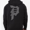 PRIMITIVE BLACK PACK DIRTY P RHINESTONE HOOD BLACK