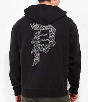 PRIMITIVE BLACK PACK DIRTY P RHINESTONE HOOD BLACK
