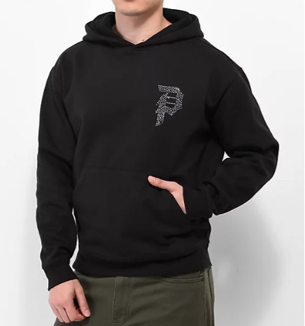 PRIMITIVE BLACK PACK DIRTY P RHINESTONE HOOD BLACK - 画像 (2)