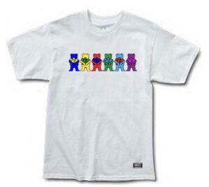 GRIZZLY Hug A Bear SS Tee WHITE