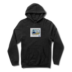 COLOR BARS CD HOODIE BLACK