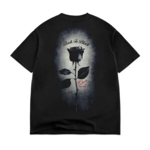 Alternative view of COLOR BARS BACK TO BLACK TEE BLACK