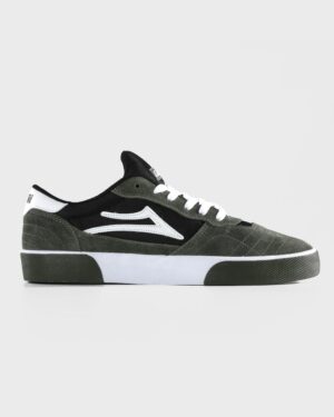 LAKAI CAMBRIDGE COVERT GREEN BLACK WHITE