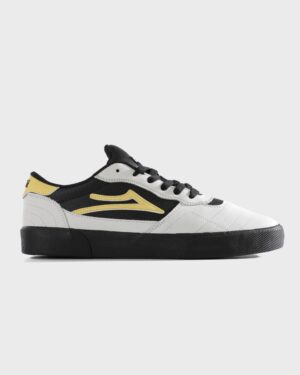 LAKAI CAMBRIDGE WHITE BANANA BLACK