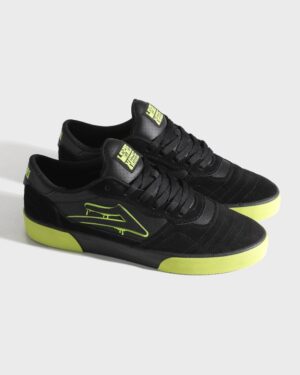 Alternative view of LAKAI CAMBRIDGE X HAZE WHEELS ACID LIME BLACK CRYSTAL