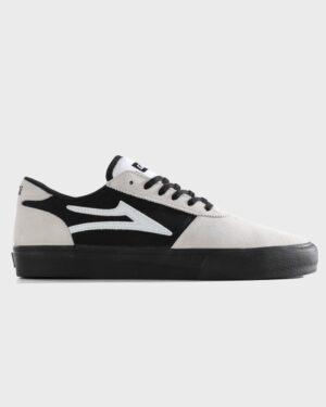 LAKAI MANCHESTER WHITE SUEDE BLACK BLACK
