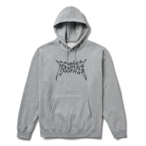 PRIMITIVE THREAT HOOD HEATHER GREY