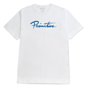 PRIMITIVE NUEVO SCRIPT HW TEE WHITE