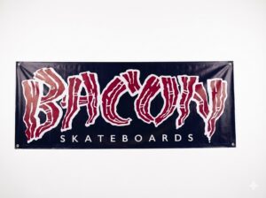 Bacon banner　59cm x 148cm