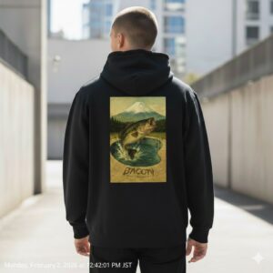 Alternative view of BACON×BROFANGST HOOD BLACK