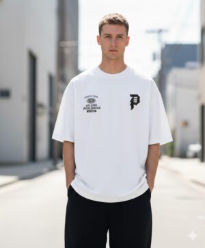 Alternative view of PRIMITIVE GLOW HW TEE WHITE