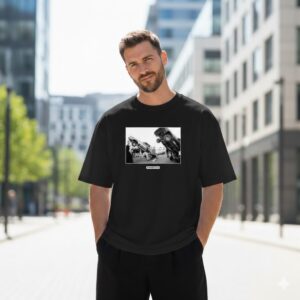 Alternative view of PRIMITIVE BOUNCE HW TEE BLACK