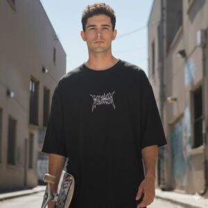 Alternative view of PRIMITIVE THREAT HW TEE BLACK