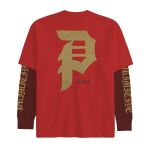 PRIMITIVE ALL STAR TWOFER HW TEE RED
