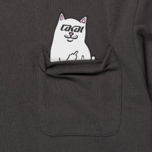Alternative view of LAKAI X RIPNDIP LORD NERM POCKET TEE GRAY